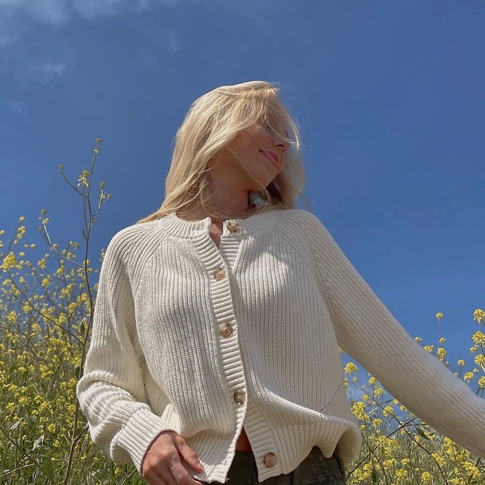 Faherty Knit Cardigan Sweater